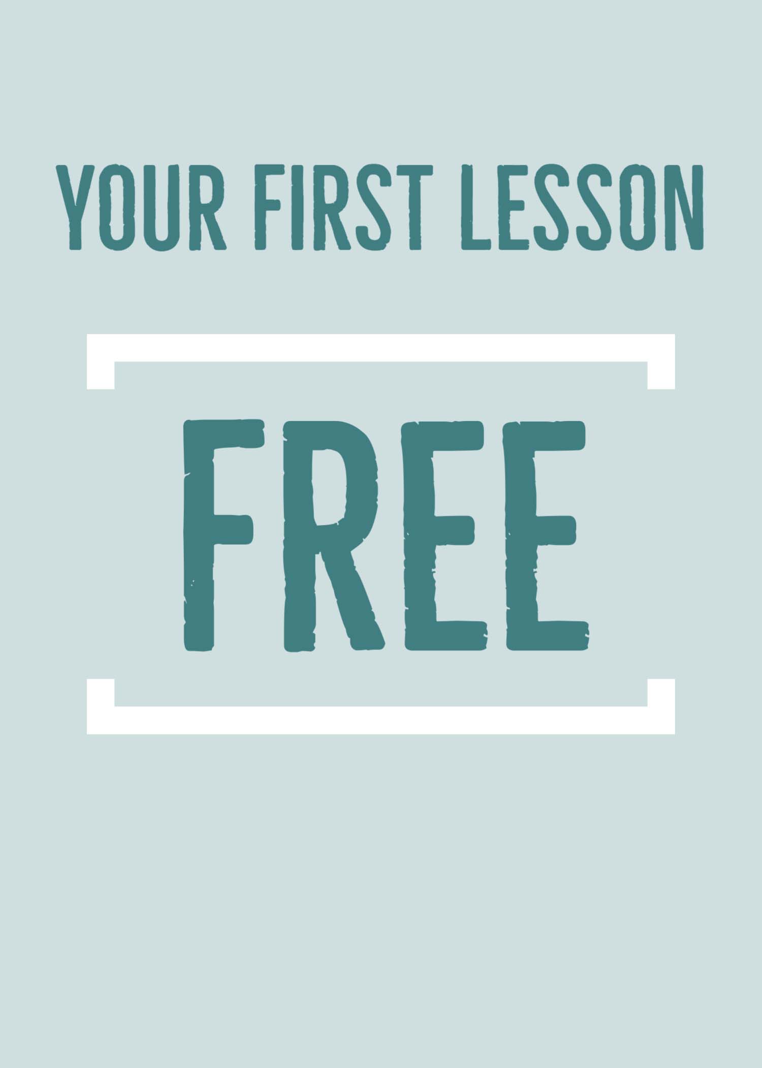 free first lesson!